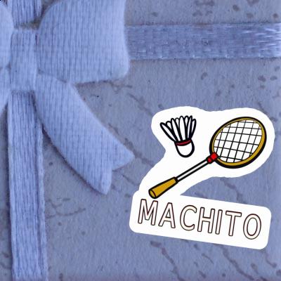 Machito Autocollant Raquette de badminton Notebook Image