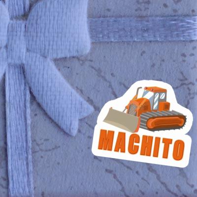 Machito Sticker Excavator Laptop Image