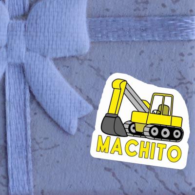 Excavator Sticker Machito Image