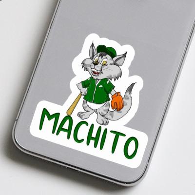 Machito Aufkleber Baseball-Katze Gift package Image