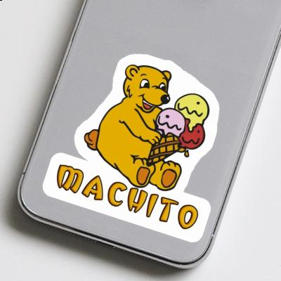 Sticker Machito Bear Gift package Image