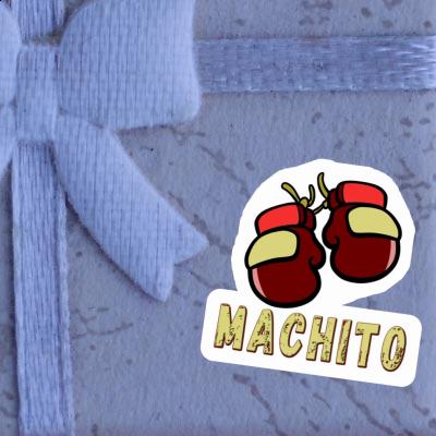 Sticker Boxing Glove Machito Notebook Image