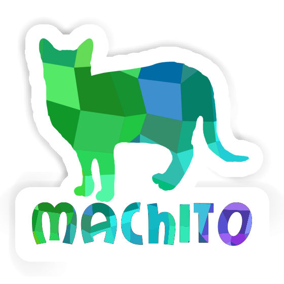 Sticker Machito Cat Image