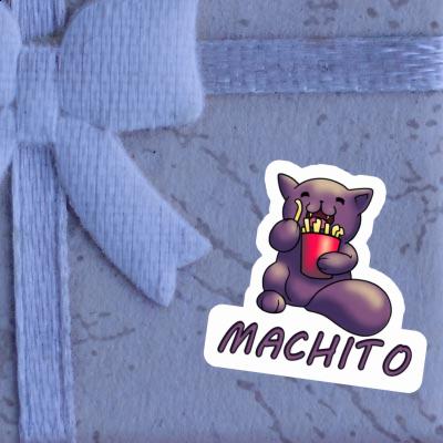 Machito Autocollant Chat-frites Notebook Image