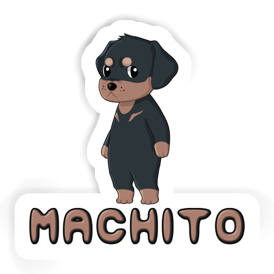 Autocollant Machito Rottweiler Notebook Image