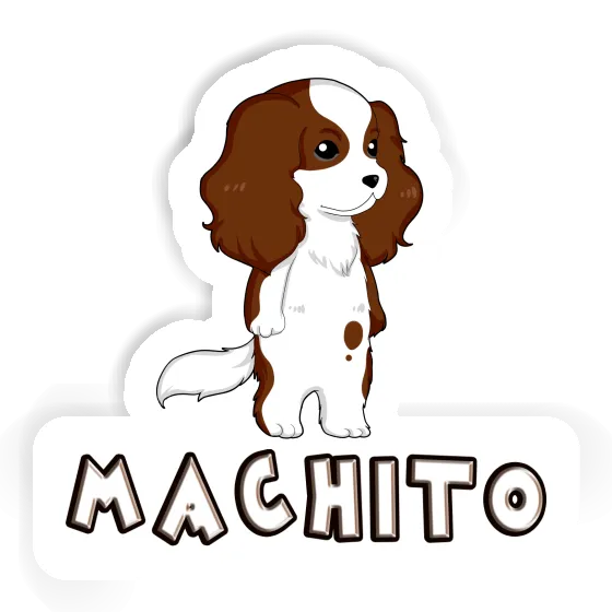 Sticker Cavalier King Charles Spaniel Machito Laptop Image