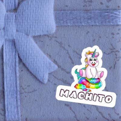 Sticker Machito Baby Unicorn Gift package Image