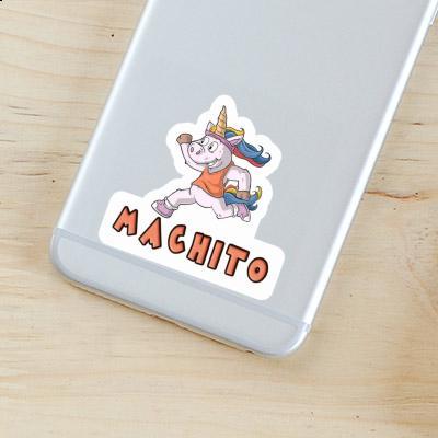 Sticker Machito Runner Laptop Image