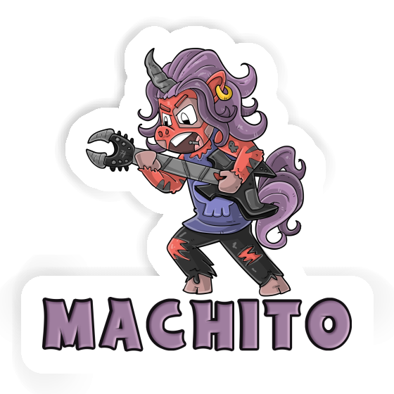 Sticker Rocking Unicorn Machito Image