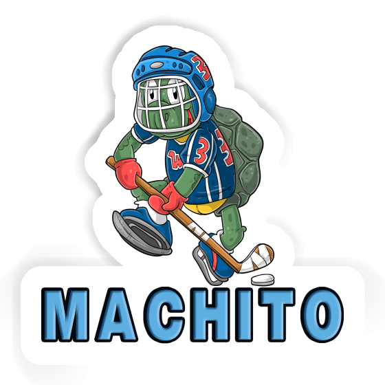 Sticker Machito Ice-Hockey Player Laptop Image