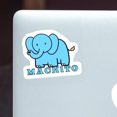 Sticker Machito Elephant Image