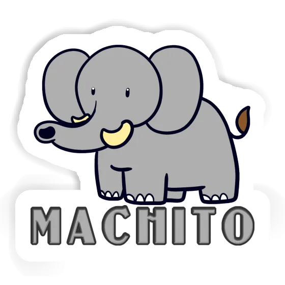 Sticker Machito Elephant Notebook Image