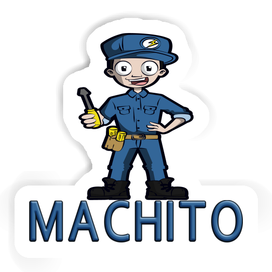 Machito Sticker Electrician Notebook Image