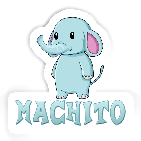 Sticker Machito Elephant Laptop Image