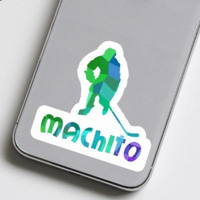 Sticker Hockey Player Machito Notebook Image