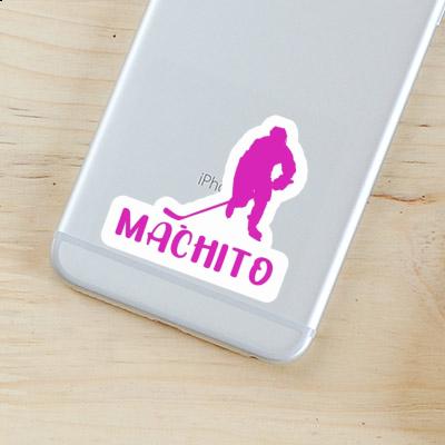 Hockey Player Sticker Machito Laptop Image