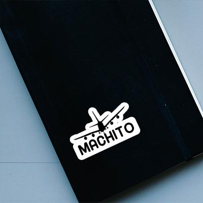 Machito Sticker Airplane Image