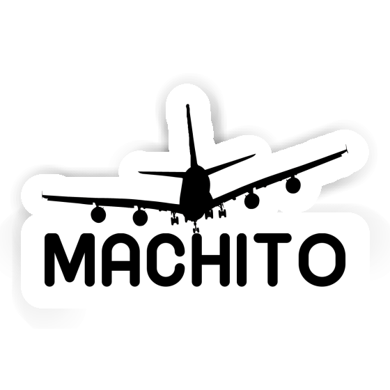 Machito Sticker Airplane Gift package Image