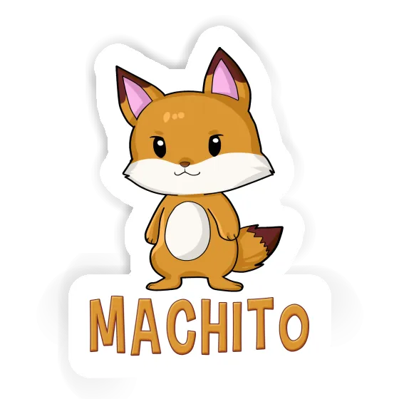 Sticker Machito Fox Notebook Image