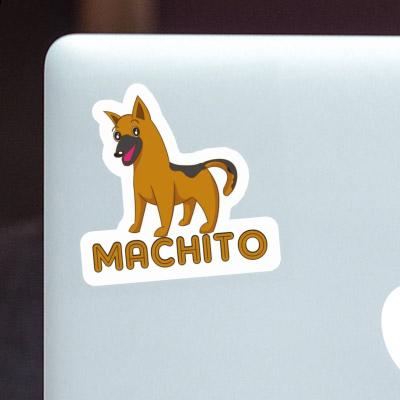 Sticker Machito German Shepherd Laptop Image