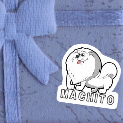 Machito Sticker German Spitz Laptop Image