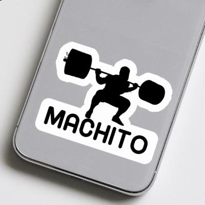 Weightlifter Sticker Machito Laptop Image