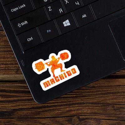 Gewichtheber Sticker Machito Laptop Image