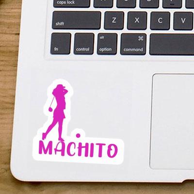 Machito Sticker Golfer Gift package Image