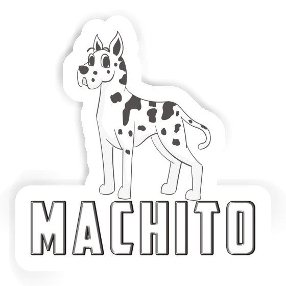 Great Dane Sticker Machito Image