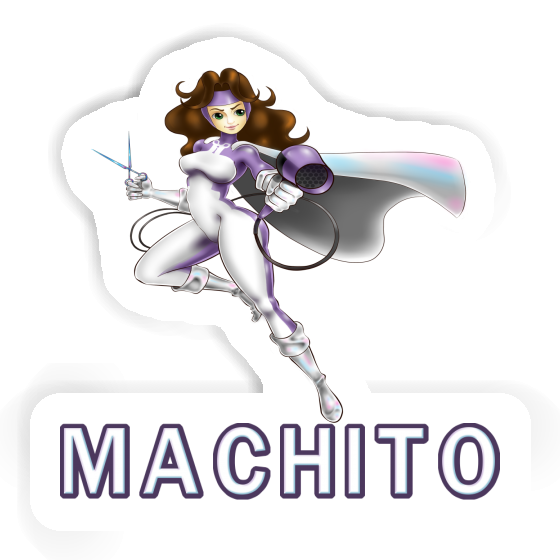 Sticker Hairdresser Machito Image