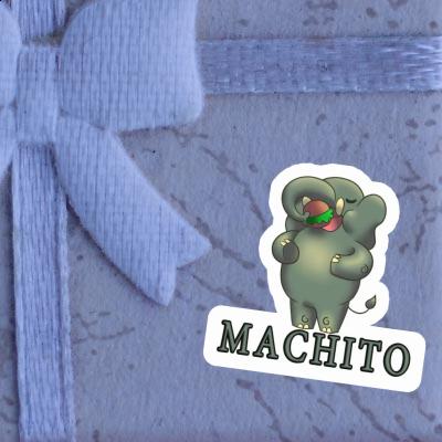 Machito Sticker Elefant Laptop Image