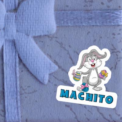 Autocollant Lapin de Pâques Machito Gift package Image