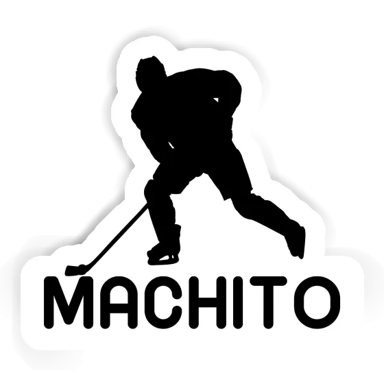 Hockey Player Sticker Machito Notebook Image