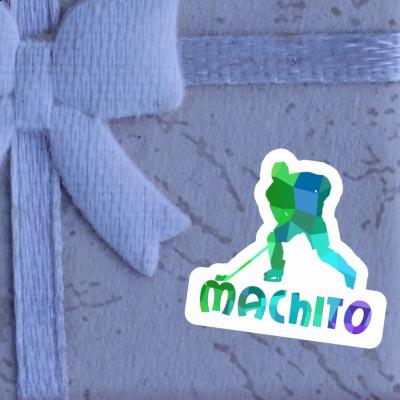 Hockey Player Sticker Machito Laptop Image