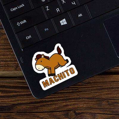 Sticker Machito Horse Image