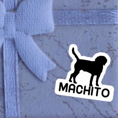 Autocollant Machito Chien Gift package Image