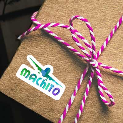 Airplane Sticker Machito Gift package Image