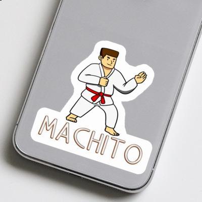 Sticker Karateka Machito Notebook Image