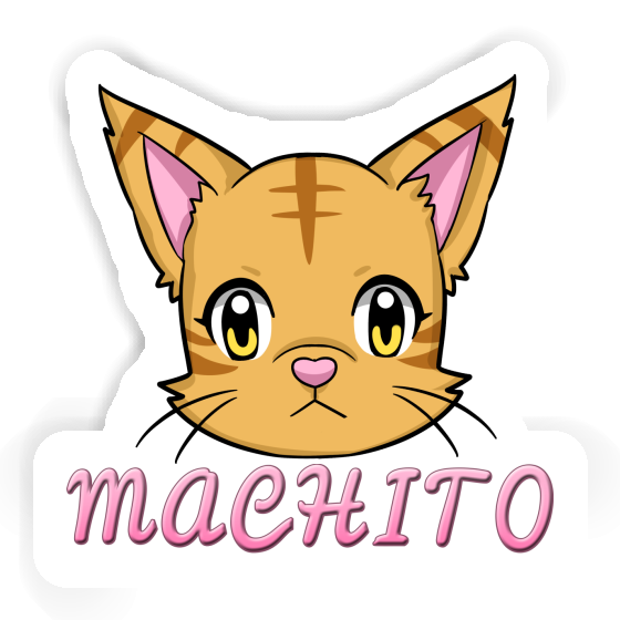 Autocollant Machito Chat Laptop Image