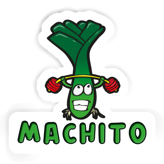 Machito Sticker Weight Lifter Notebook Image