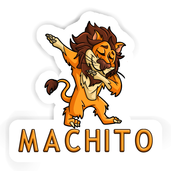 Dabbing Lion Sticker Machito Gift package Image