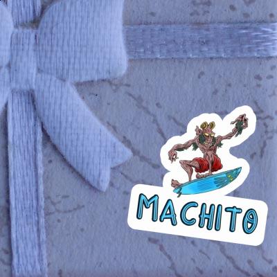 Machito Sticker Surfer Notebook Image