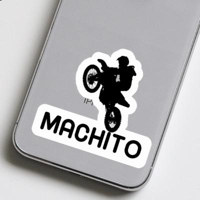 Machito Sticker Motocross Rider Laptop Image