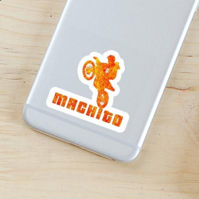 Sticker Motocross Jumper Machito Laptop Image