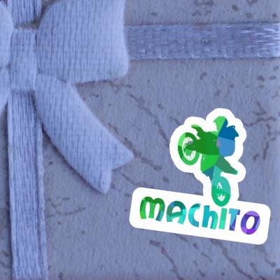 Sticker Machito Motocross Rider Notebook Image