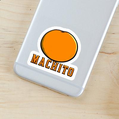 Autocollant Orange Machito Gift package Image