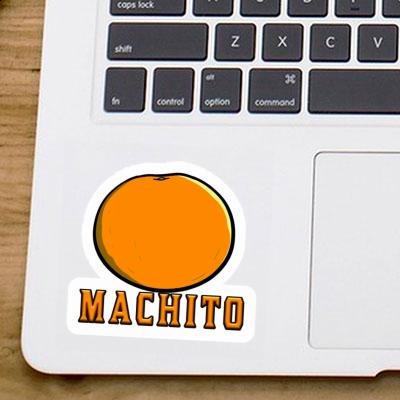 Machito Sticker Orange Gift package Image