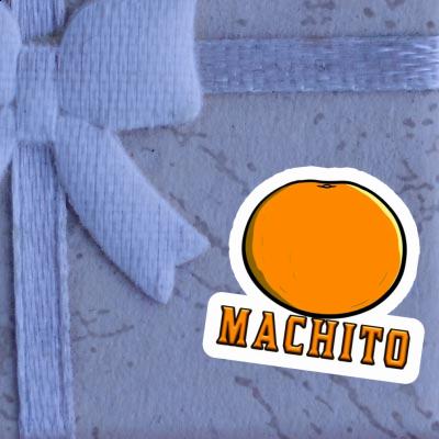 Machito Sticker Orange Gift package Image