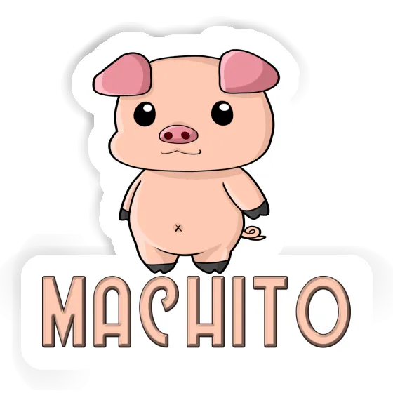 Machito Sticker Piggy Notebook Image