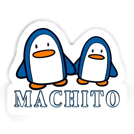 Sticker Penguin Machito Gift package Image